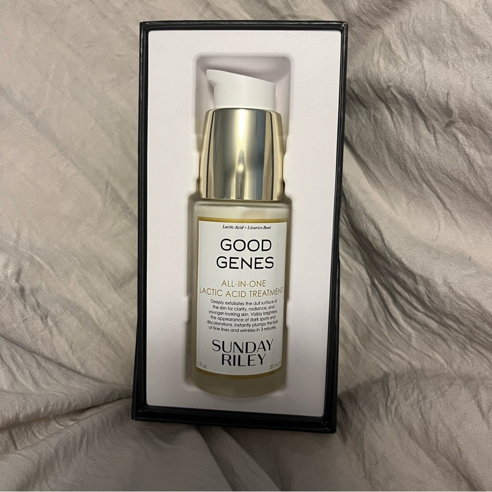 Lot of 2 Sunday Riley Good Genes New In Box 1 Fl Oz Lactic Acid Treatment - Picture 3 of 6